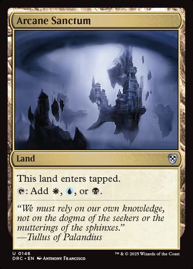 Card image of Arcane Sanctum
