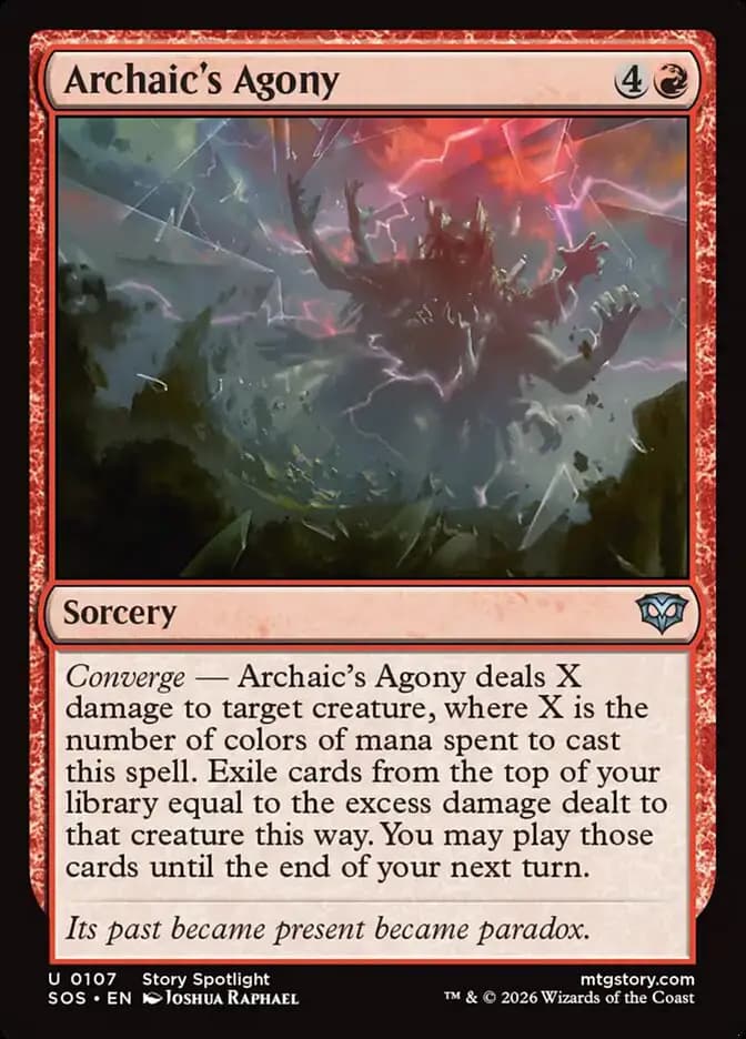 Card image of Archaic's Agony