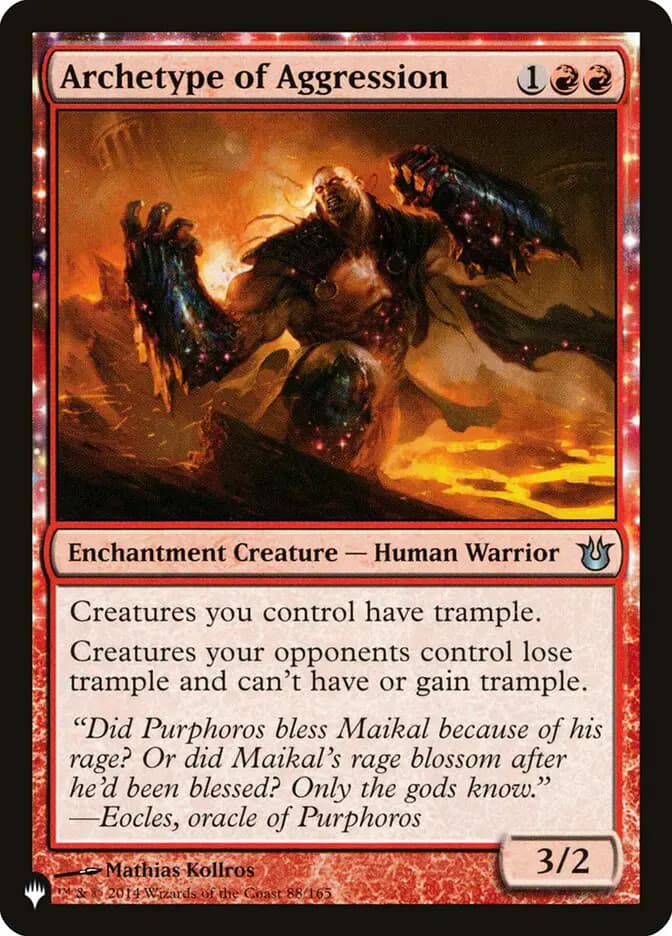 Card image of Archetype of Aggression