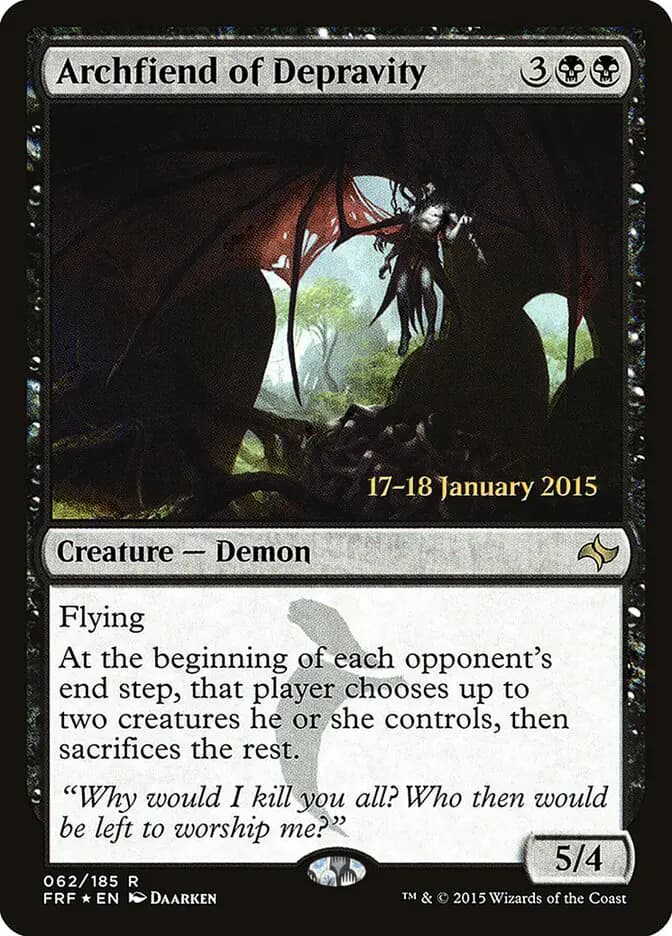 Card image of Archfiend of Depravity