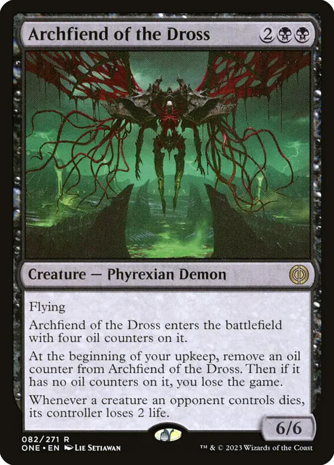 Card image of Archfiend of the Dross