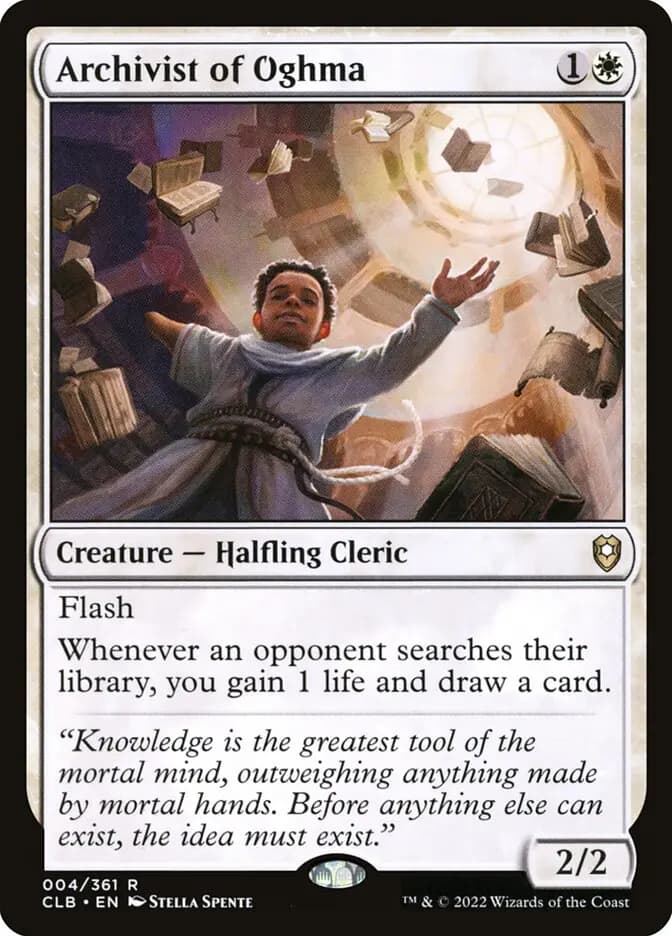 Card image of Archivist of Oghma