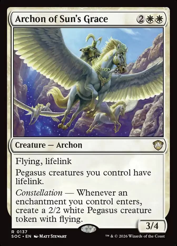 Card image of Archon of Sun's Grace