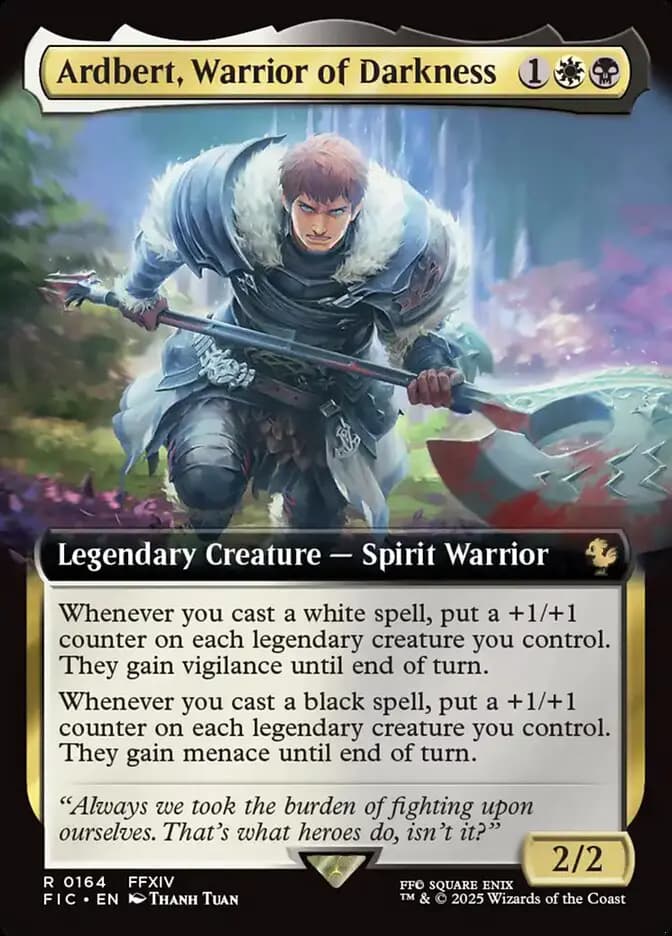 Card image of Ardbert, Warrior of Darkness