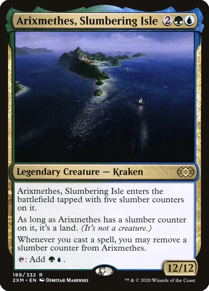 Card image of Arixmethes, Slumbering Isle