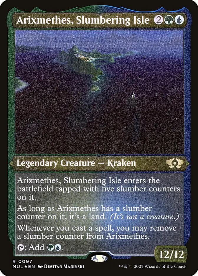 Card image of Arixmethes, Slumbering Isle