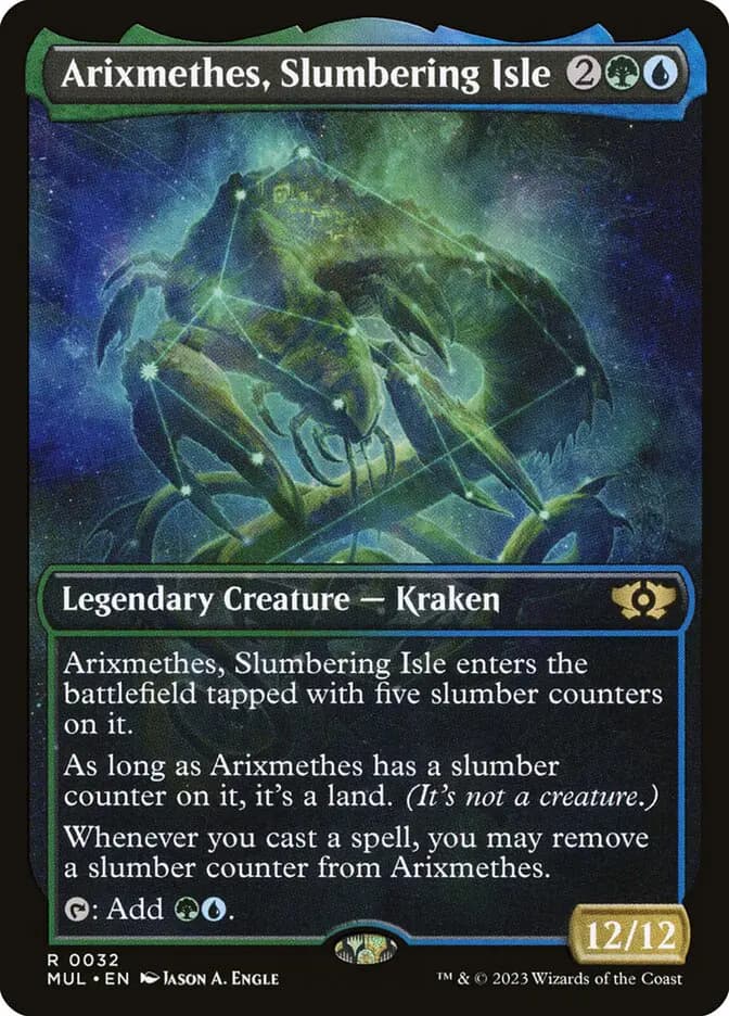 Card image of Arixmethes, Slumbering Isle