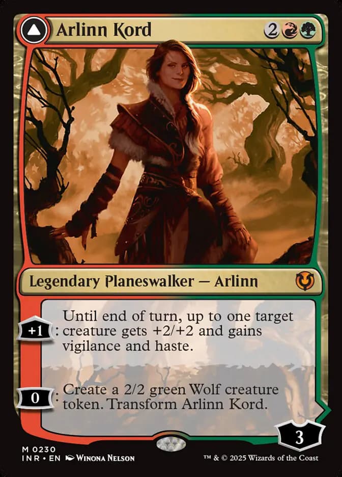Card image of Arlinn Kord / Arlinn, Embraced by the Moon