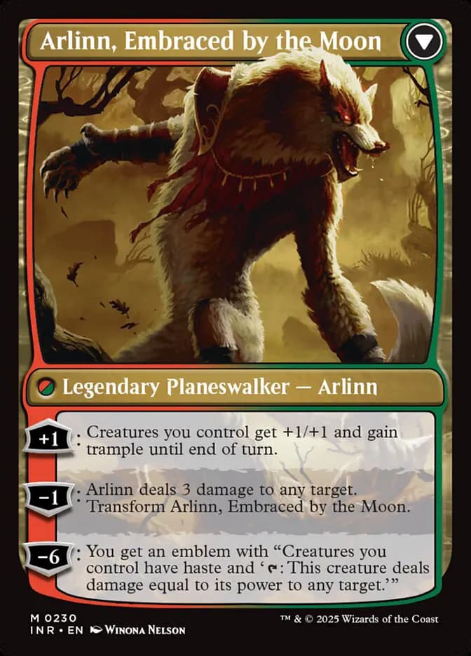 Card image of Arlinn Kord / Arlinn, Embraced by the Moon