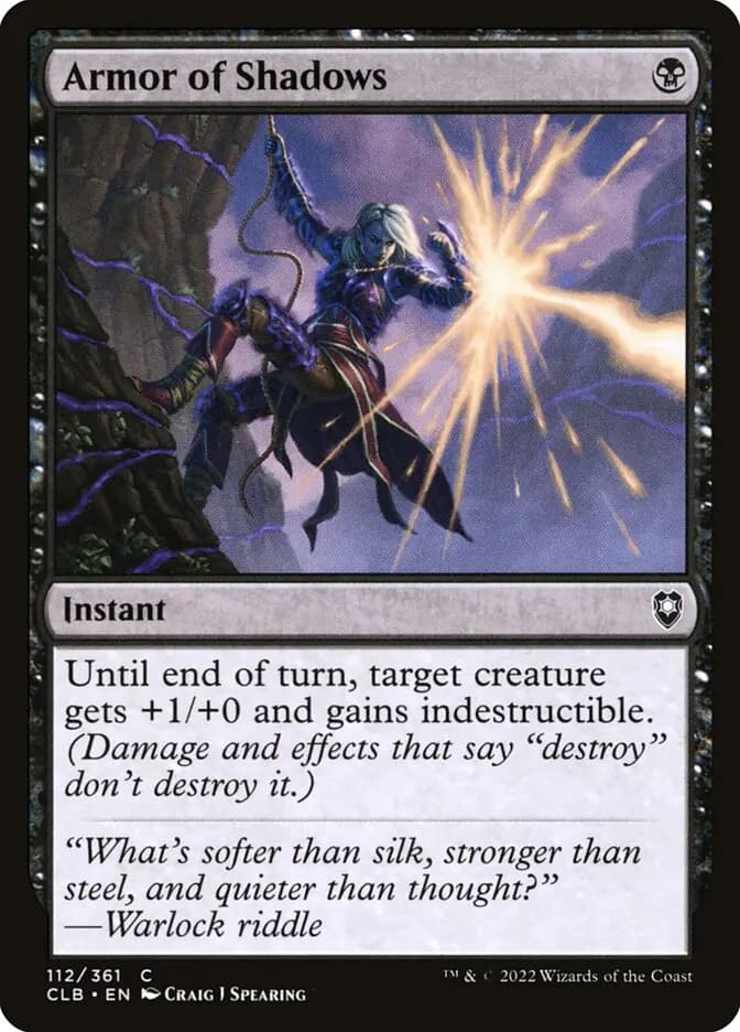 Card image of Armor of Shadows