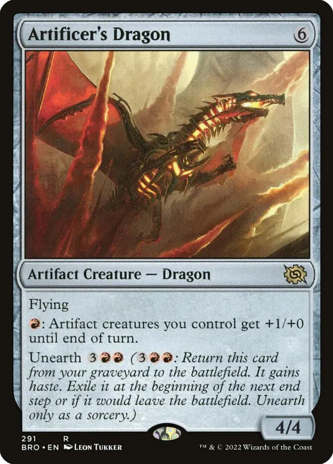 Card image of Artificer's Dragon