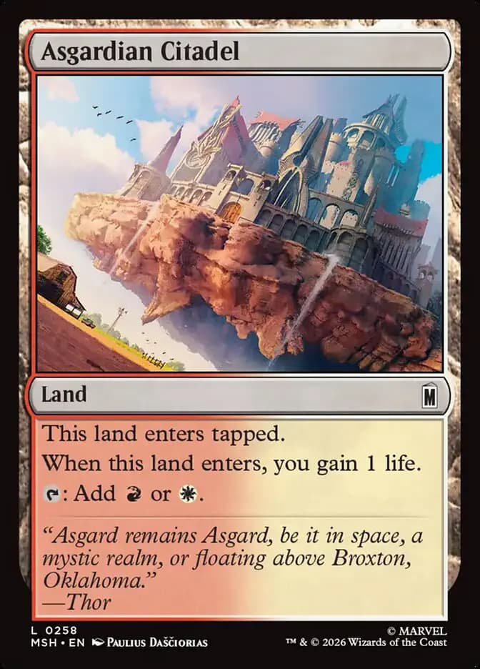 Card image of Asgardian Citadel
