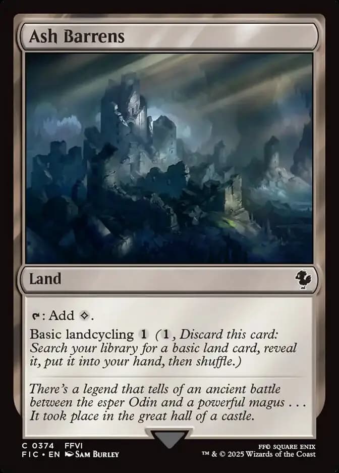 Card image of Ash Barrens
