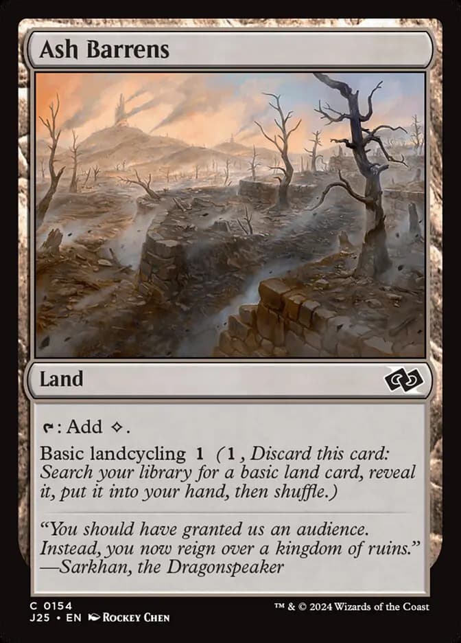 Card image of Ash Barrens