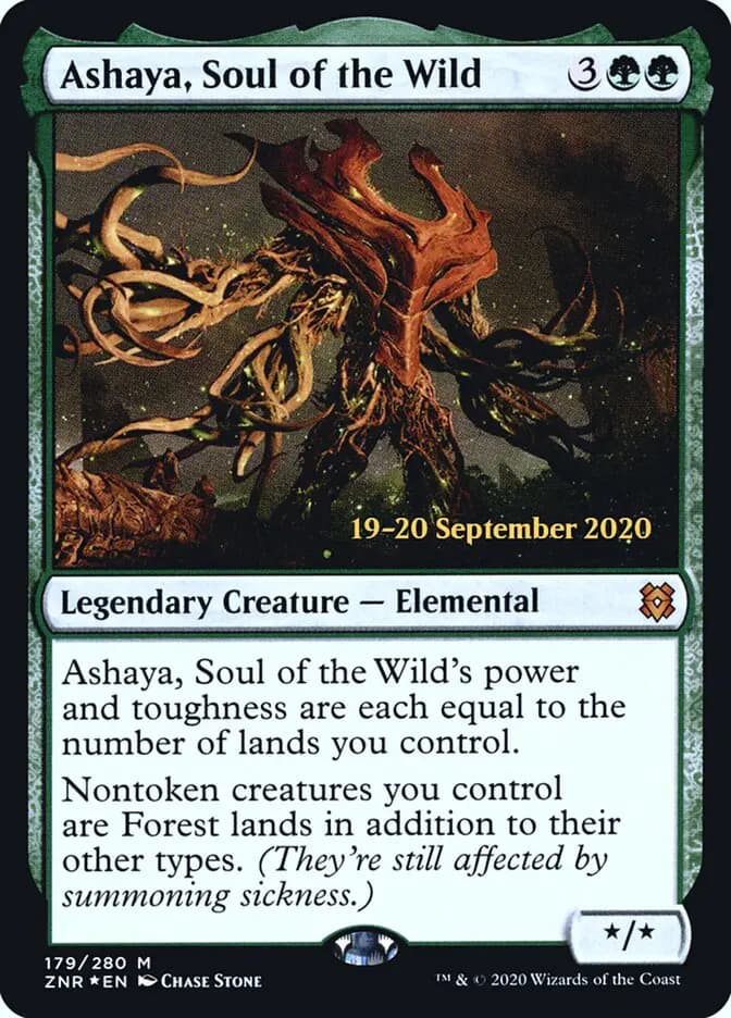 Card image of Ashaya, Soul of the Wild