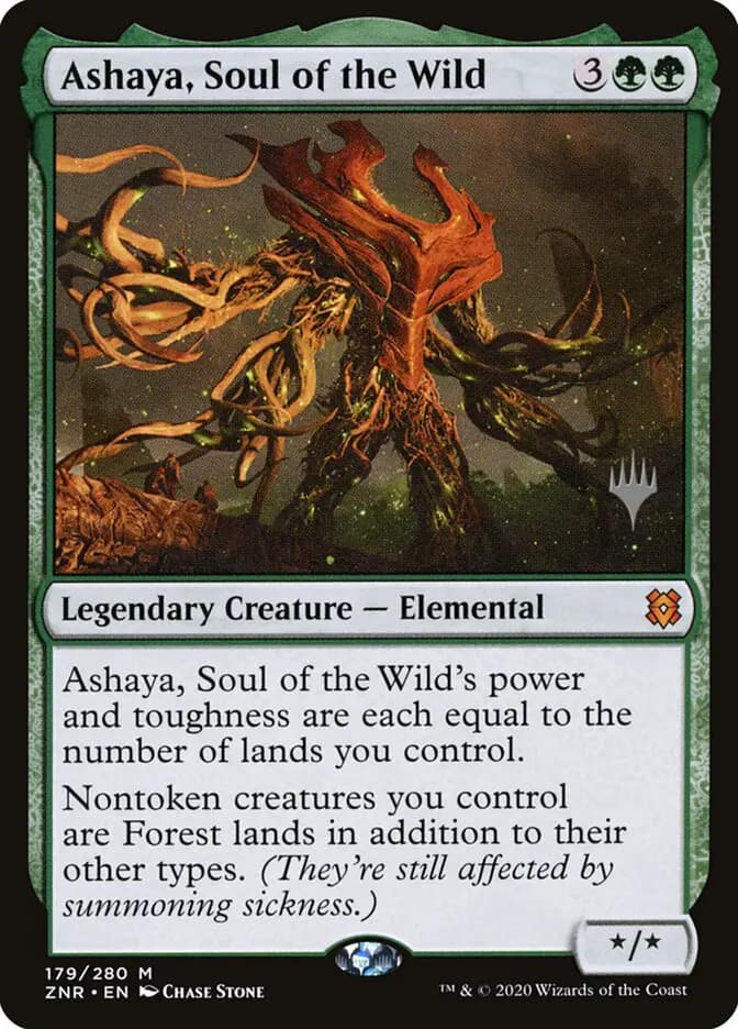 Card image of Ashaya, Soul of the Wild