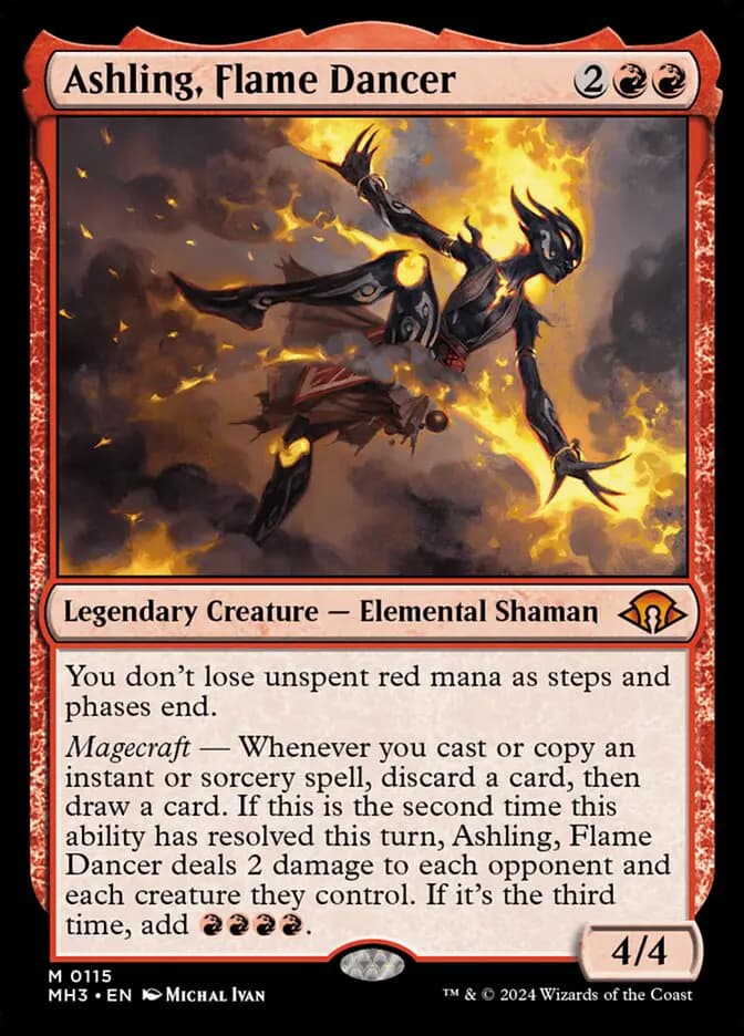 Card image of Ashling, Flame Dancer