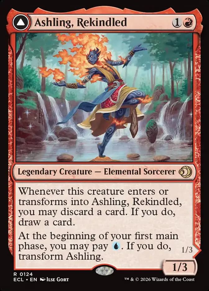 Card image of Ashling, Rekindled / Ashling, Rimebound