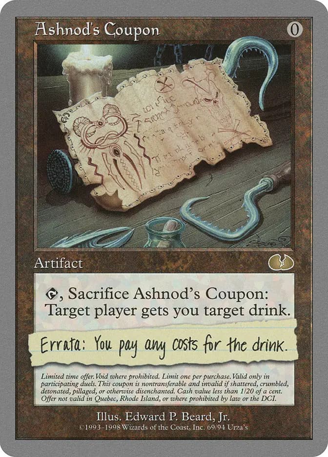 Card image of Ashnod's Coupon
