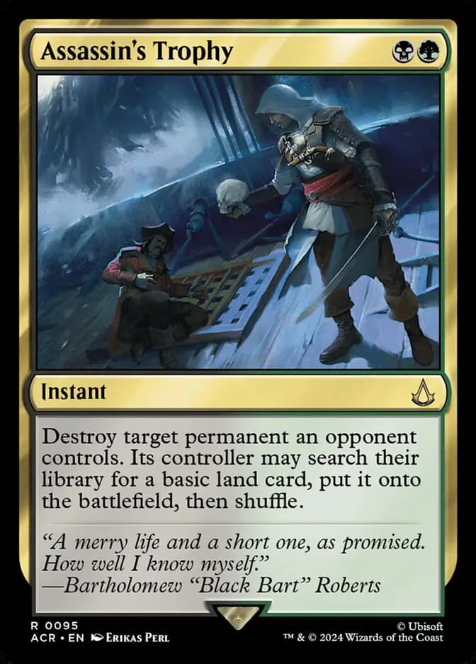 Card image of Assassin's Trophy