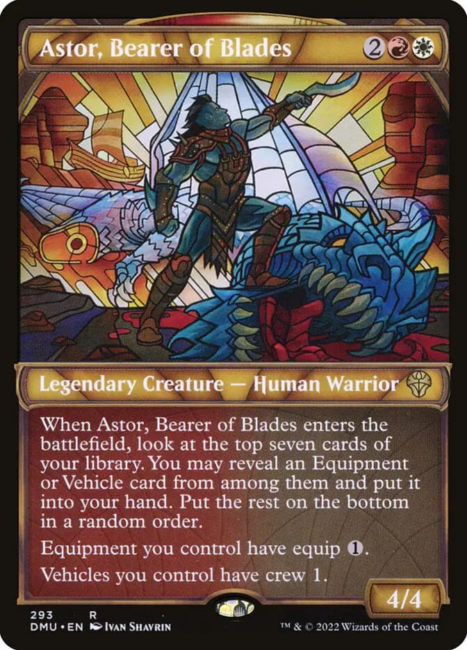 Card image of Astor, Bearer of Blades