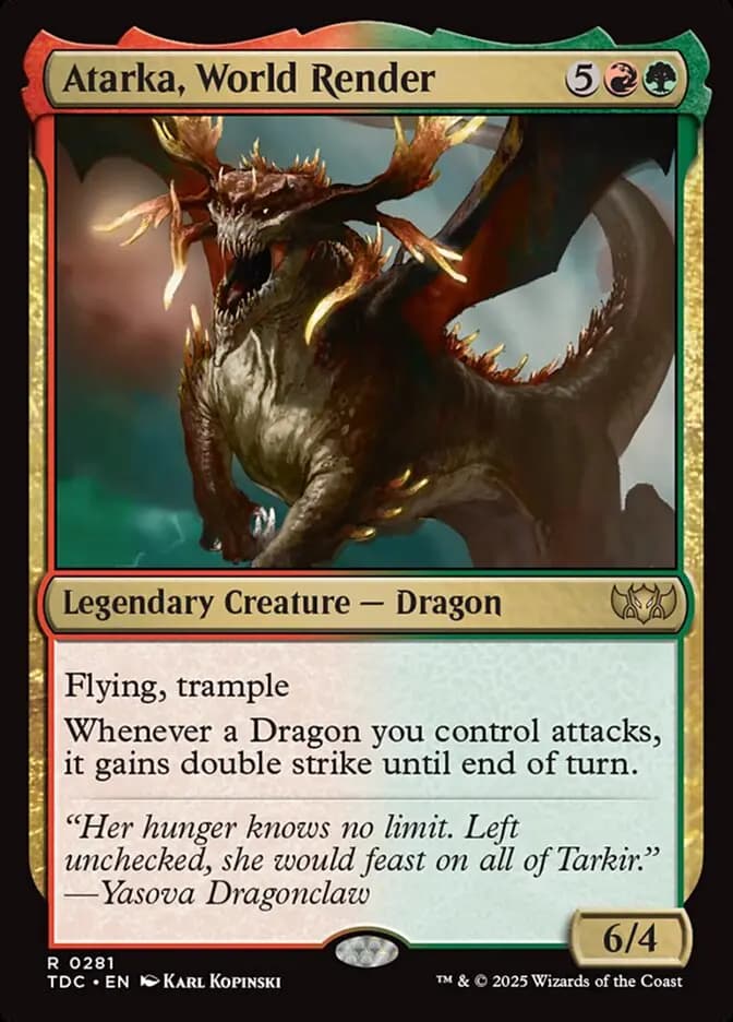 Card image of Atarka, World Render