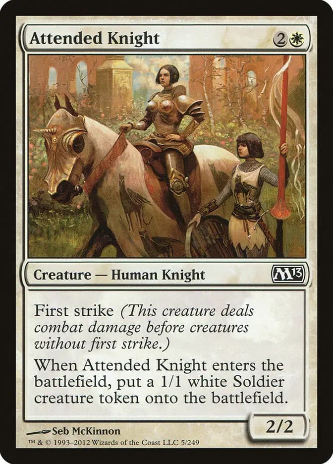 Card image of Attended Knight