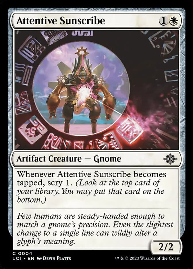 Card image of Attentive Sunscribe