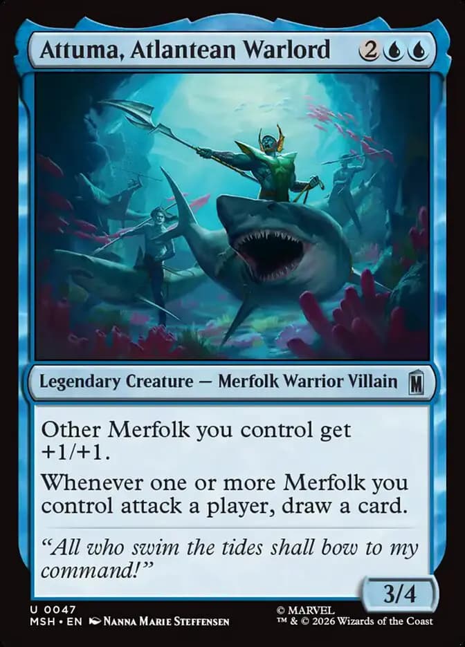 Card image of Attuma, Atlantean Warlord