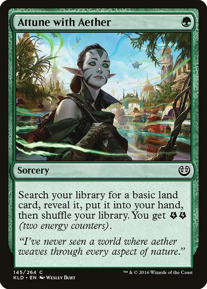 Card image of Attune with Aether