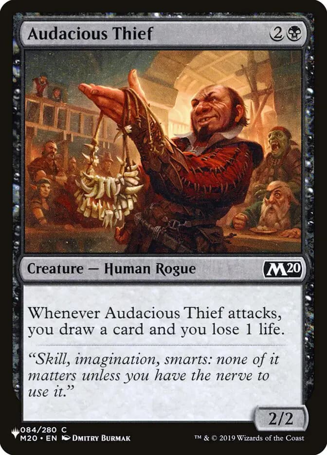 Card image of Audacious Thief