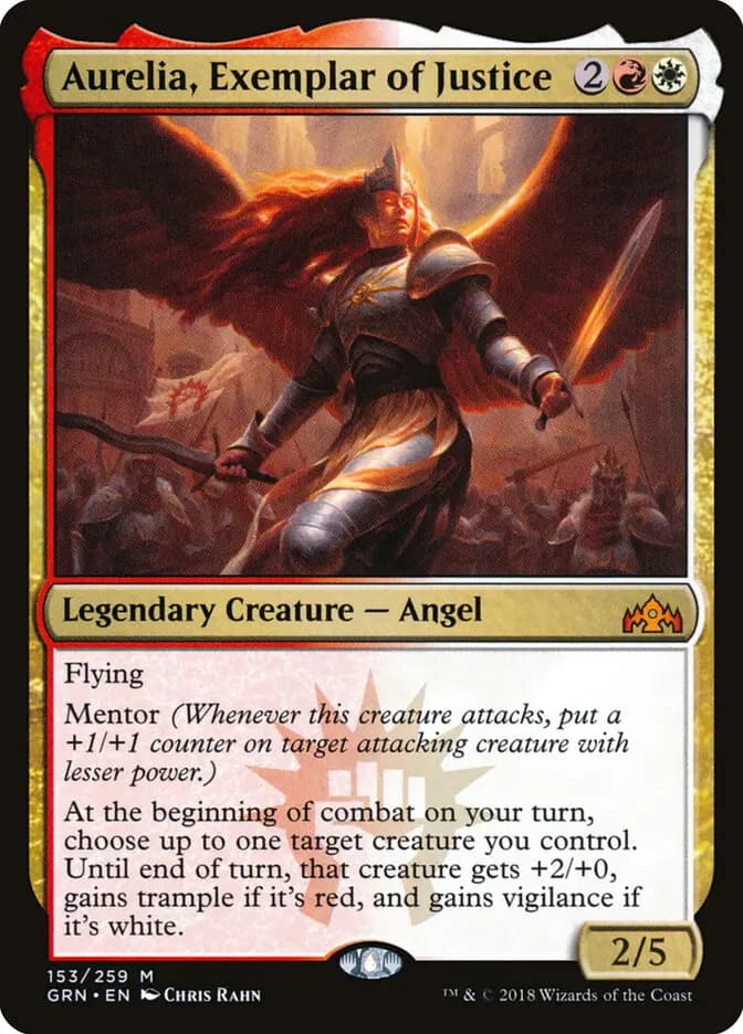 Card image of Aurelia, Exemplar of Justice