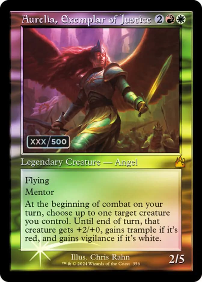 Card image of Aurelia, Exemplar of Justice