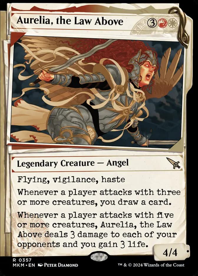 Card image of Aurelia, the Law Above