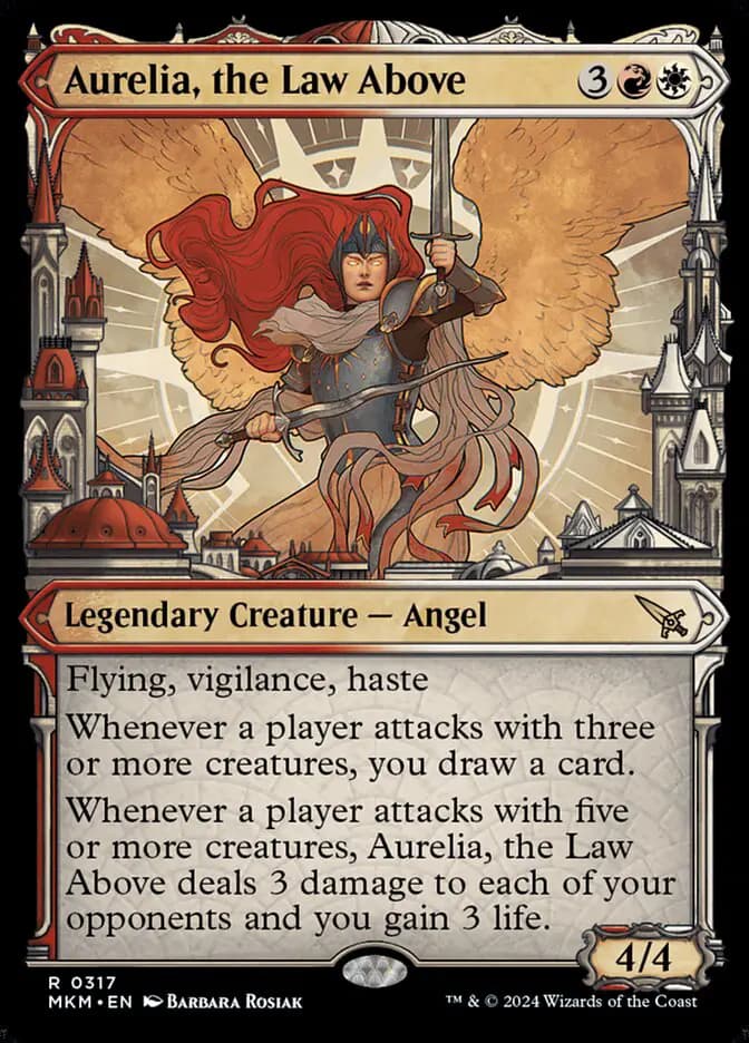 Card image of Aurelia, the Law Above