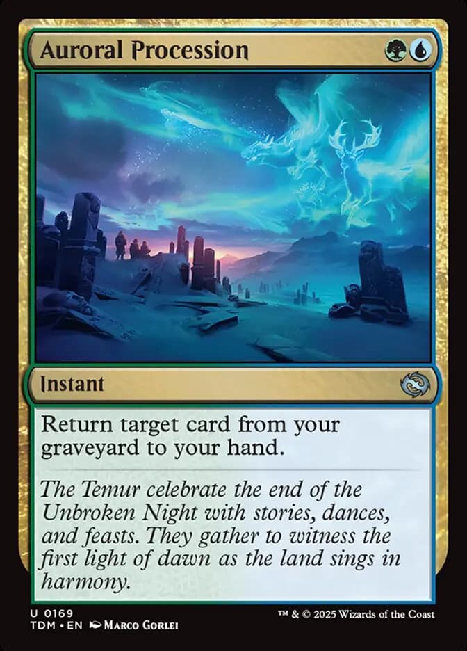 Card image of Auroral Procession