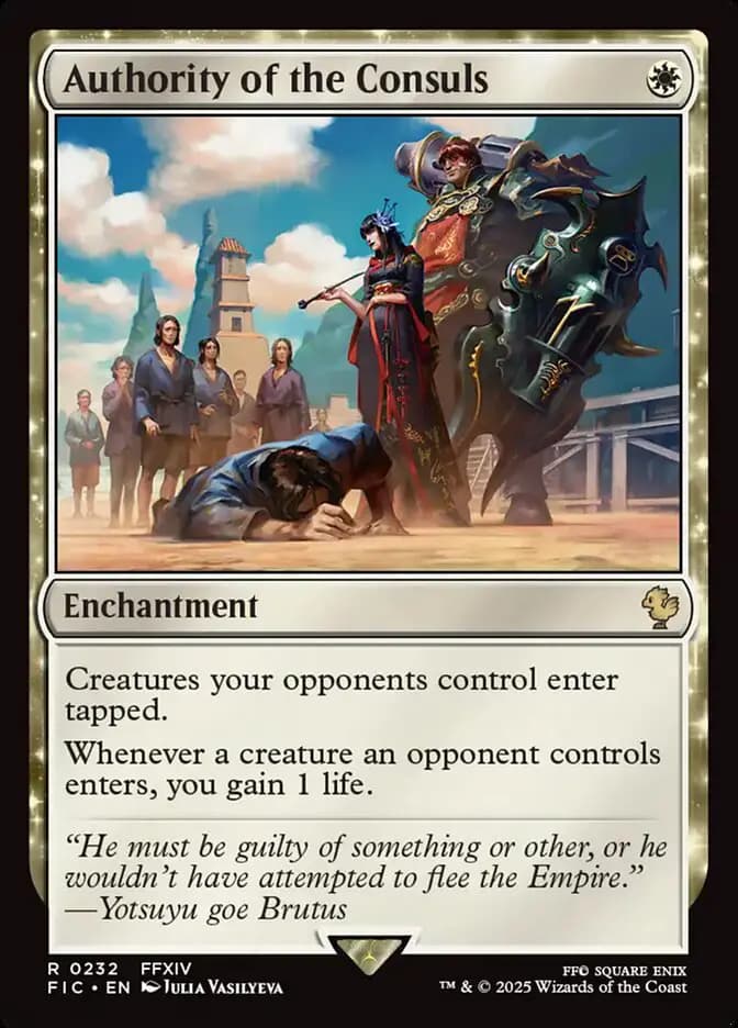 Card image of Authority of the Consuls