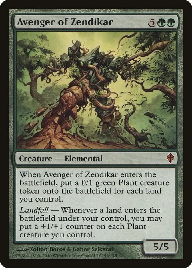 Card image of Avenger of Zendikar