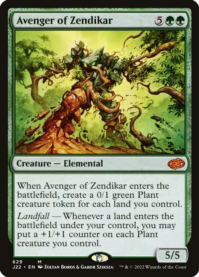 Card image of Avenger of Zendikar