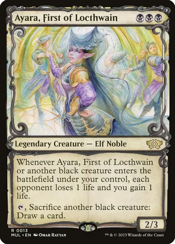Card image of Ayara, First of Locthwain