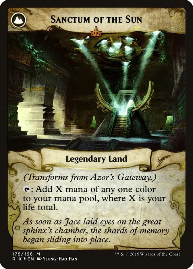 Card image of Azor's Gateway / Sanctum of the Sun
