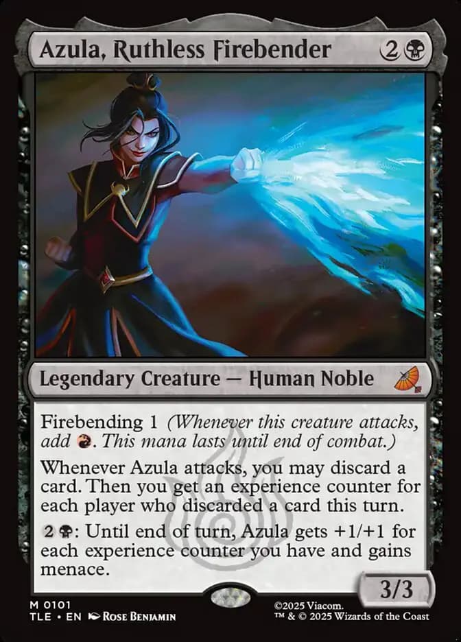 Card image of Azula, Ruthless Firebender