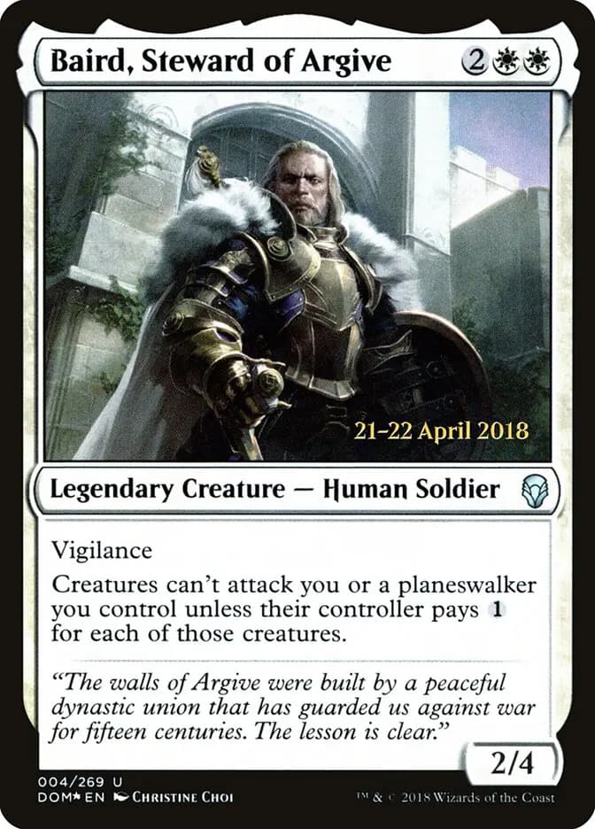 Card image of Baird, Steward of Argive