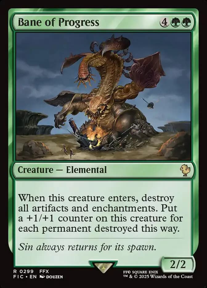 Card image of Bane of Progress