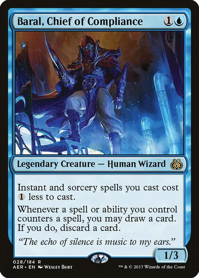 Card image of Baral, Chief of Compliance