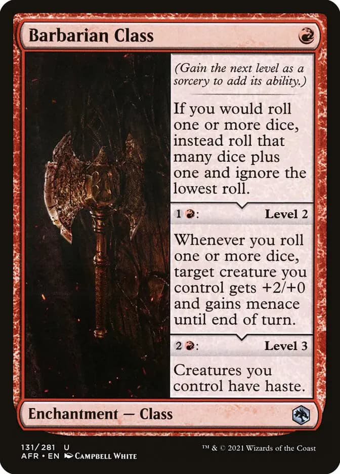 Card image of Barbarian Class