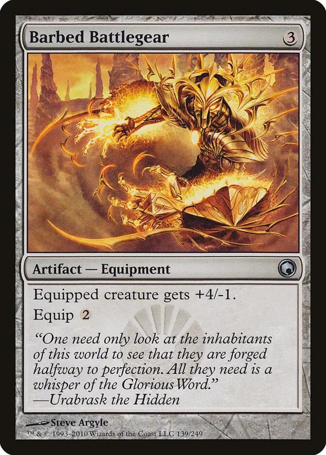 Card image of Barbed Battlegear