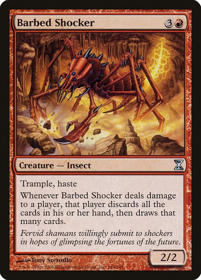 Card image of Barbed Shocker