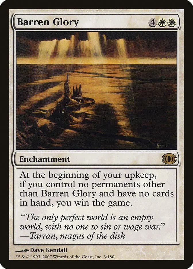 Card image of Barren Glory