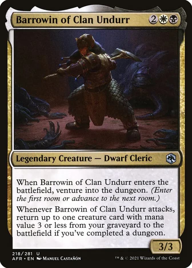 Card image of Barrowin of Clan Undurr